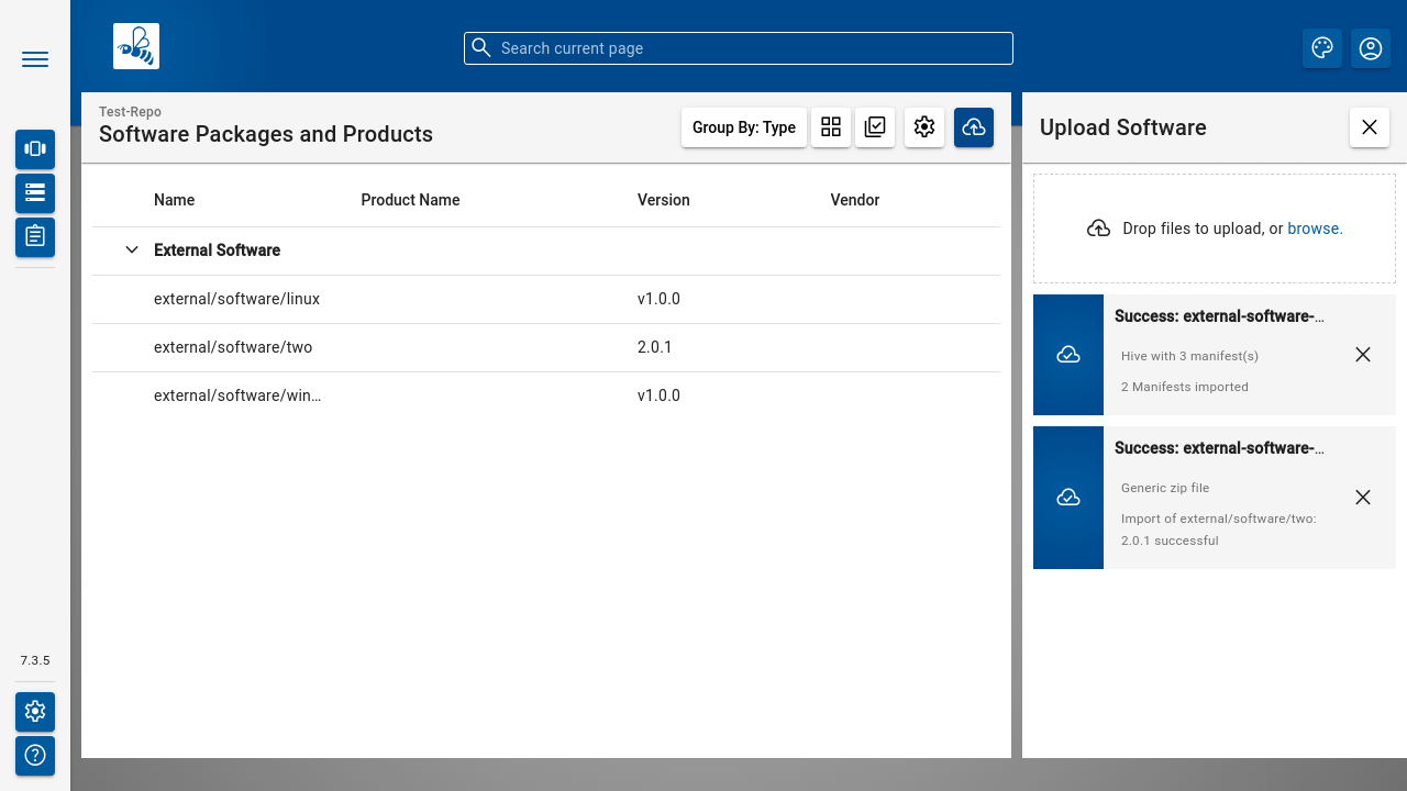 External Software Import