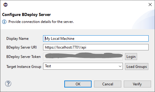 TEA BDeploy Server configuration